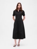 GAP Shirt poplin midi dress - Women's