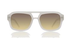 A.Kjærbede Kaya White Unisex - Slnečné okuliare A.Kjærbede - Biela - KL2316-011-One-size - Size: One size