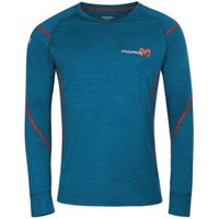 PROGRESS MERINO LS Мъжка функционална блуза от мерино, синьо, размер XXL