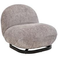 P & B KRESLO, textil, svetlosivá