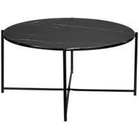 MID.YOU KONFERENČNÝ STOLÍK, čierna, drevo, kov, 83/83/40 cm