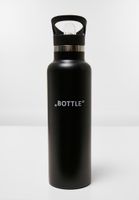 Survival bottle with letters black