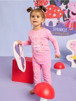 Sinsay - Piżama dwuczęściowa Świnka Peppa - różowy
