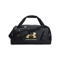 Under Armour Undeniable 5.0 Duffle Md Black Medium Heather/ Black/ Metallic Gold Universal