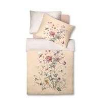 Fleuresse POSTEĽNÁ BIELIZEŇ, makosatén, ružová, biela, svetlozelená, koralová, 140/200 cm