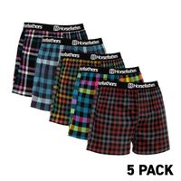 HORSEFEATHERS Boxerky Clay 5Pack - bundle 3 velikost S