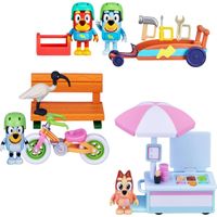 TM Toys Herní sada Bluey na cestách autíčko + figurky