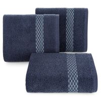 Eurofirany Unisex's Towel 419992 Navy Blue