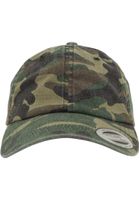 Low Profile Camouflage Camo Washed Cap