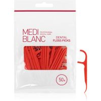 MEDIBLANC Dental Floss Picks dentalni zobotrebci z zobno nitko 50 kos