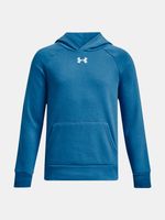 Under Armour UA Rival Fleece Hoodie Sweatshirt Kinder Blau