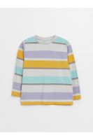 LC Waikiki Crew Neck Long Sleeve Striped Baby Boy T-Shirt