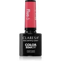 Claresa SoakOff UV/LED Color Fluo gel lak za nohte odtenek 6 5 g