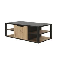 MID.YOU KONFERENČNÝ STOLÍK, čierna, farba duba, kompozitné drevo, 110/60/38 cm