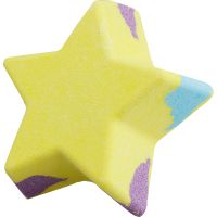 Craze INKEE Foamy Star šumeča kopalna kroglica Yellow 70 g