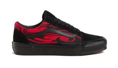 Vans LX Old Skool Y2K Flame Black Red Muži - Tenisky Vans - Černá - VN000D56458-10.5 - Size: 10.5