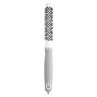 Olivia Garden Expert Blowout Shine Round Brush White & Grey 15 mm