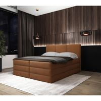 MID.YOU BOXSPRINGOVÁ POSTEĽ, 160/200 cm, hrdzavá