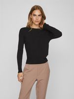 Vila Comfy Pullover Schwarz