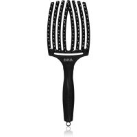 Olivia Garden Fingerbrush Combo великий плаский гребінь з нейлоновими й кабанячими щетинками Large 1 кс