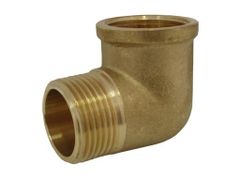 Mosazné koleno MF 6/4"