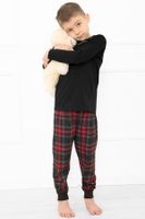 Dětské pyžamo Italian Fashion Rusoli - bavlna Tmavě šedá 12 let