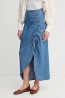 Pepe Jeans Rifľová sukňa Pepe Jeans MAXI SKIRT HW SUNSET