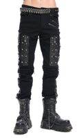 Herrenhose DEVIL FASHION - Black Gothic Punk 4XL