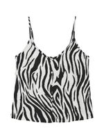 VERO MODA Top 'VMMYMILO'  svijetlosiva / crna
