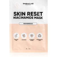 breakout + aid Skin Reset Niacinamide Mask masca pentru celule cu niacinamidă 34 g