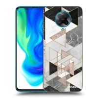 Silikónový čierny obal pre Xiaomi Poco F2 Pro - Light geometry