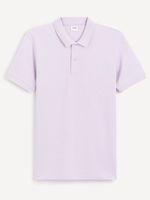 Celio Teone Polo T-Shirt Lila