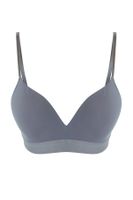 Trendyol Gray Micro Rope Strap Non-wired Covered Knitted Bra