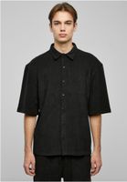 Boxy towel shirt black