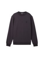 TOM TAILOR Sweater majica  antracit siva