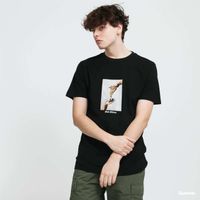 T-shirt Urban Classics God Given Pizza Tee Black M
