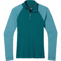 Smartwool W CLASSIC THERMAL MERINO BL 1/4 ZB Дамска тениска, тъмнозелено, размер