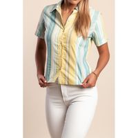 Streifenshirt, Gelb