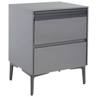 MID.YOU NOČNÍ STOLEK, dub, šedá, tmavě šedá, 50/55/40 cm