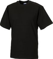 Pracovní tričko Heavy Duty, Russell, 100% bavlna,  180 g/m² Barva: Černá, Velikost: M Z010