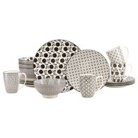 Creatable KOMBINOVANÝ SERVIS Luna Black Line 16-dielne