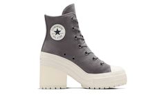 Converse Chuck 70 De Luxe Heel Platform - Dámske - Tenisky Converse - Sivé - A12327C - Veľkosť: 36.5