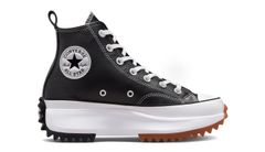 Converse Run Star Hike Platform Foundational Leather - Dámske - Tenisky Converse - Čierne - A04292C - Veľkosť: 46