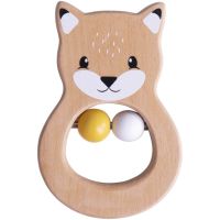 Bigjigs Toys Rattle Fox κουδουνίστρα 1 τμχ