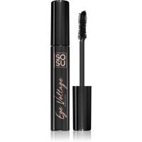 SOSU Cosmetics Eye Voltage vodootporna maskara za uvijanje i odvajanje trepavica nijansa Jet Black 10 ml