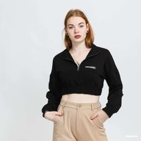 Φούτερ Sixth June Zip Up Crop Sweatshirt Black M