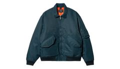 Carhartt WIP Olten bomber Duck Blue Pánske - Mikiny a mikiny s kapucou Carhartt WIP - Modrá - I032300_2IV_XX-L - Size: L