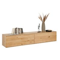 Dieter Knoll NÍZKA KOMODA, dub, farba duba, 242/46/50 cm