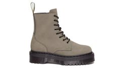 Dr. Martens Jadon Milled Nubuck Platform Boots Ženy - Obuv Dr. Martens - Sivá - DM31296059-6 - Size: 6