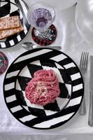 KILLSTAR - Teller - Calagari Dinner - Schwarz/Weiß